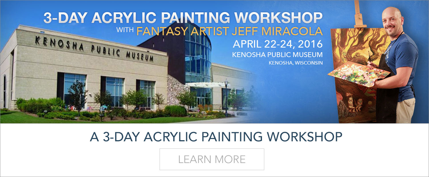 Fantasy Art Workshop's Acrylic Painting Workshop 2016