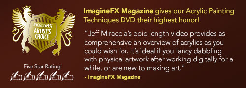 ImagineFX Magazine Five Star Review and Artist's Choice Award