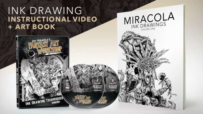 Ink Drawing Techniques Video and Art Book Kickstarter Campaign