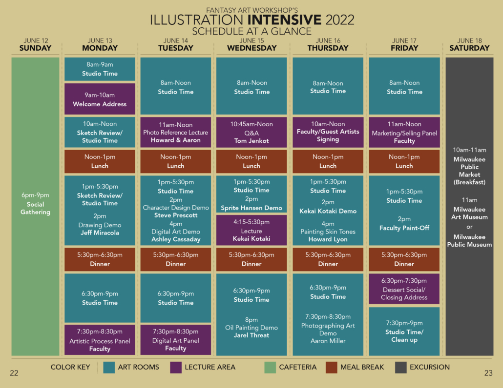 ii2022 schedule